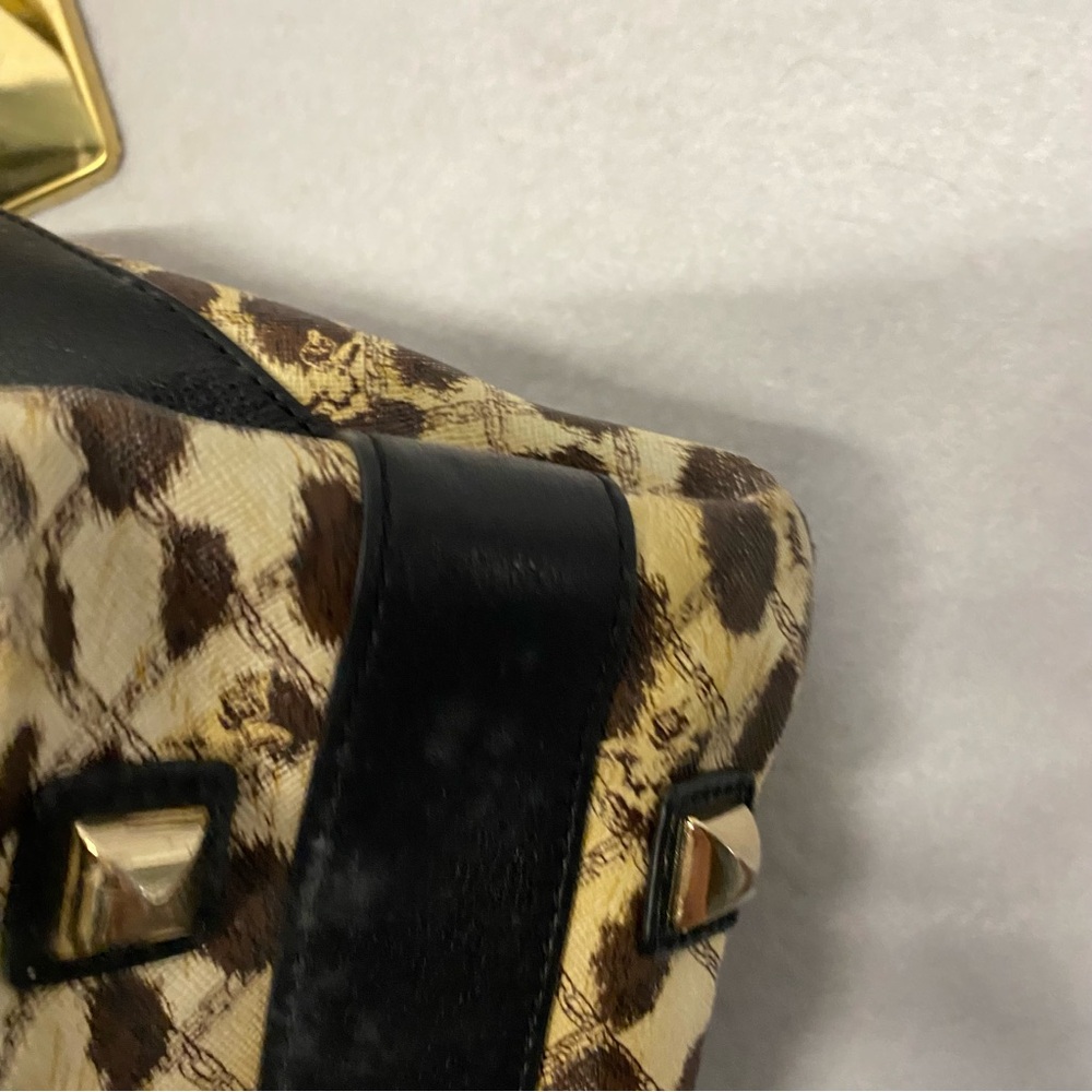 L.A.M.B. by Gwen Stefani Grantham Tote Leopard Print Luxury Designer Bag - Picture 8 of 14